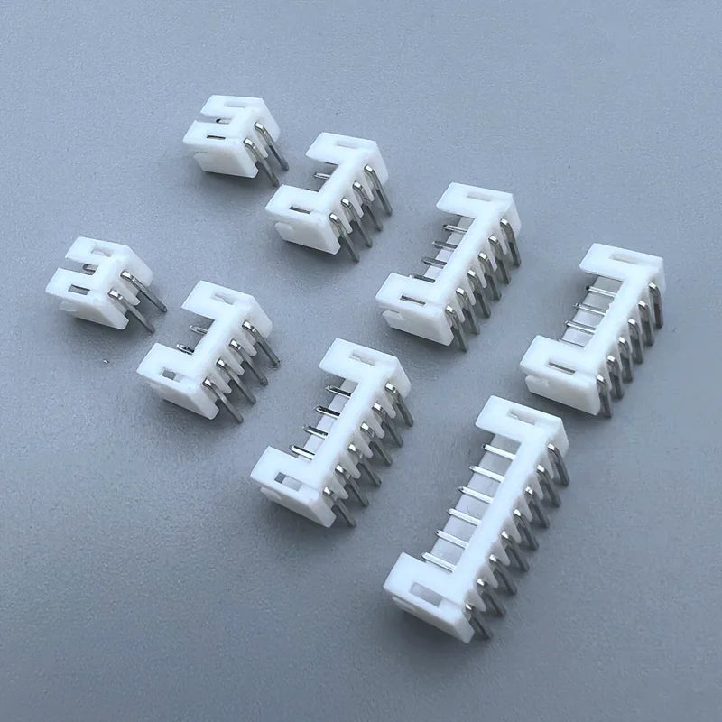 10Set PH2.0 Connector 2.0mm Pitch 2p 3p 4p 5p 6p 7p 8p 10p 11p12p pin Housing Straight/ Curved Pin Header Terminal