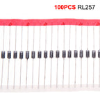 Rectifier Diode Mixed Kit 6A10 10A10 20A10 DB3 RL207 Electronic Components MUR4100E 10SQ045 20A10 130mil