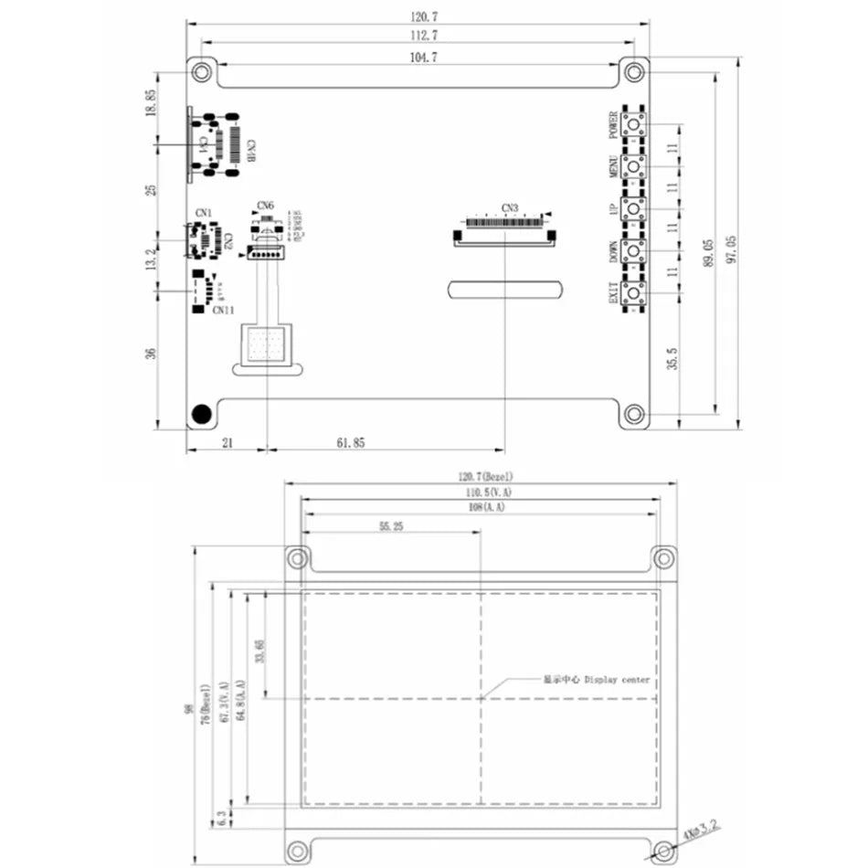 5 Inch IPS LCD HDMI 800 x 480 Capacitive Touch Screen LCD Display, Suitable For Sony PS4/Raspberry Pi/PC