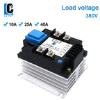 LCTC SSR 0-10V 4-20MA 0-5V Potentiometer Control Single Phase AC Voltage Regulator Relay With Heat Sink DTY Module 220V 380V