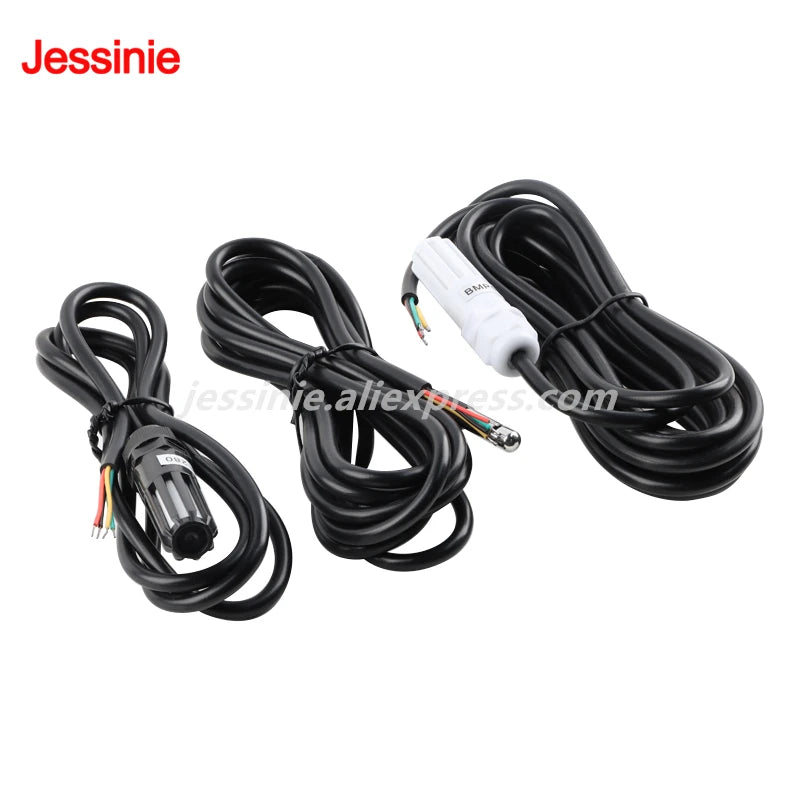 BMP180 BMP280 BME280 BME680 BME688 Digital Gas Temperature and Humidity Sensor Module Stainless Steel Probe Connecting Cable