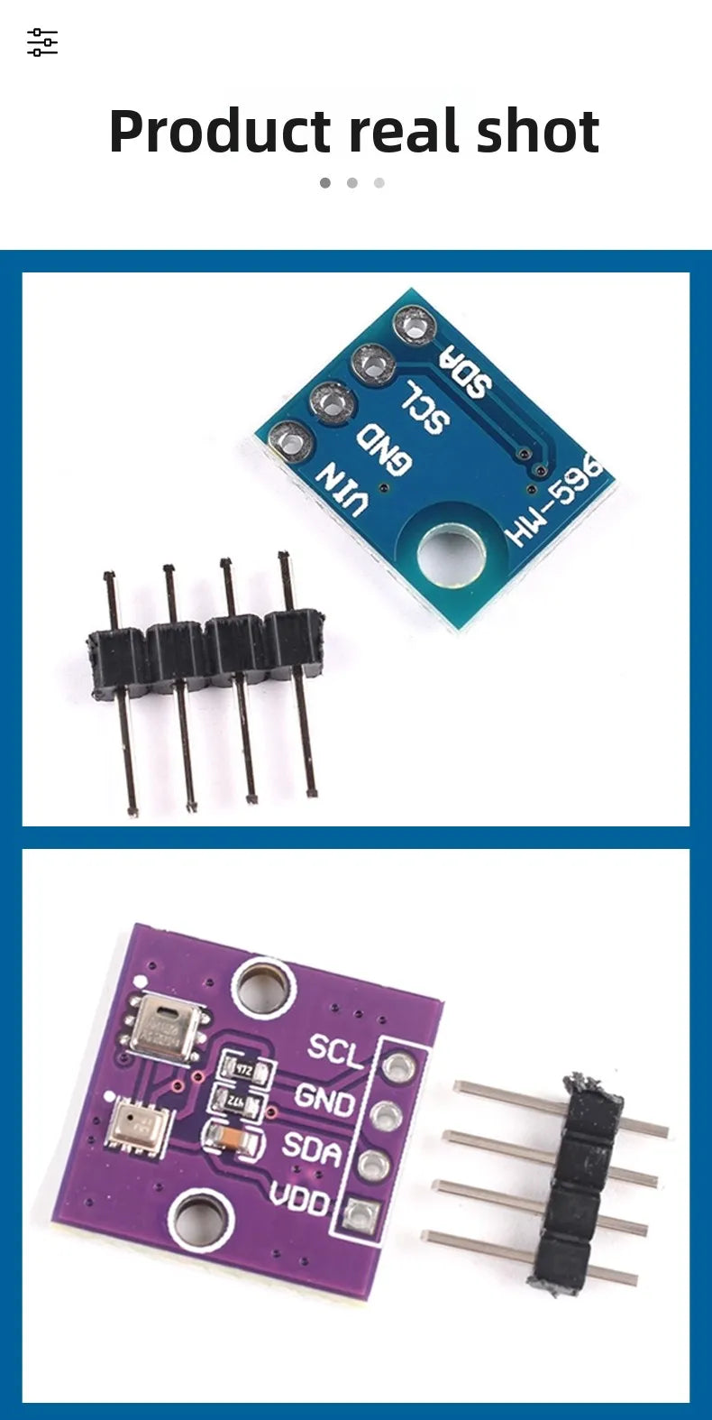 Easy-Integration BMP180 BME280 AHT20 Sensor High Precision Barometric Pressure Altimeter