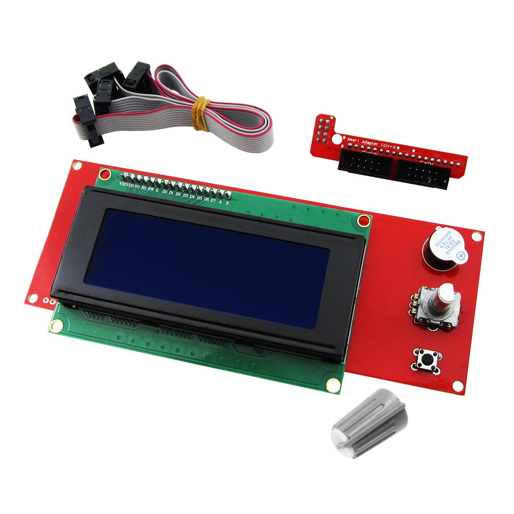 1pcs Mega 2560 R3 + 1pcs RAMPS 1.4 Controller + 5pcs A4988 Stepper Driver Module /RAMPS 1.4 2004 LCD Control for 3D Printer Kit