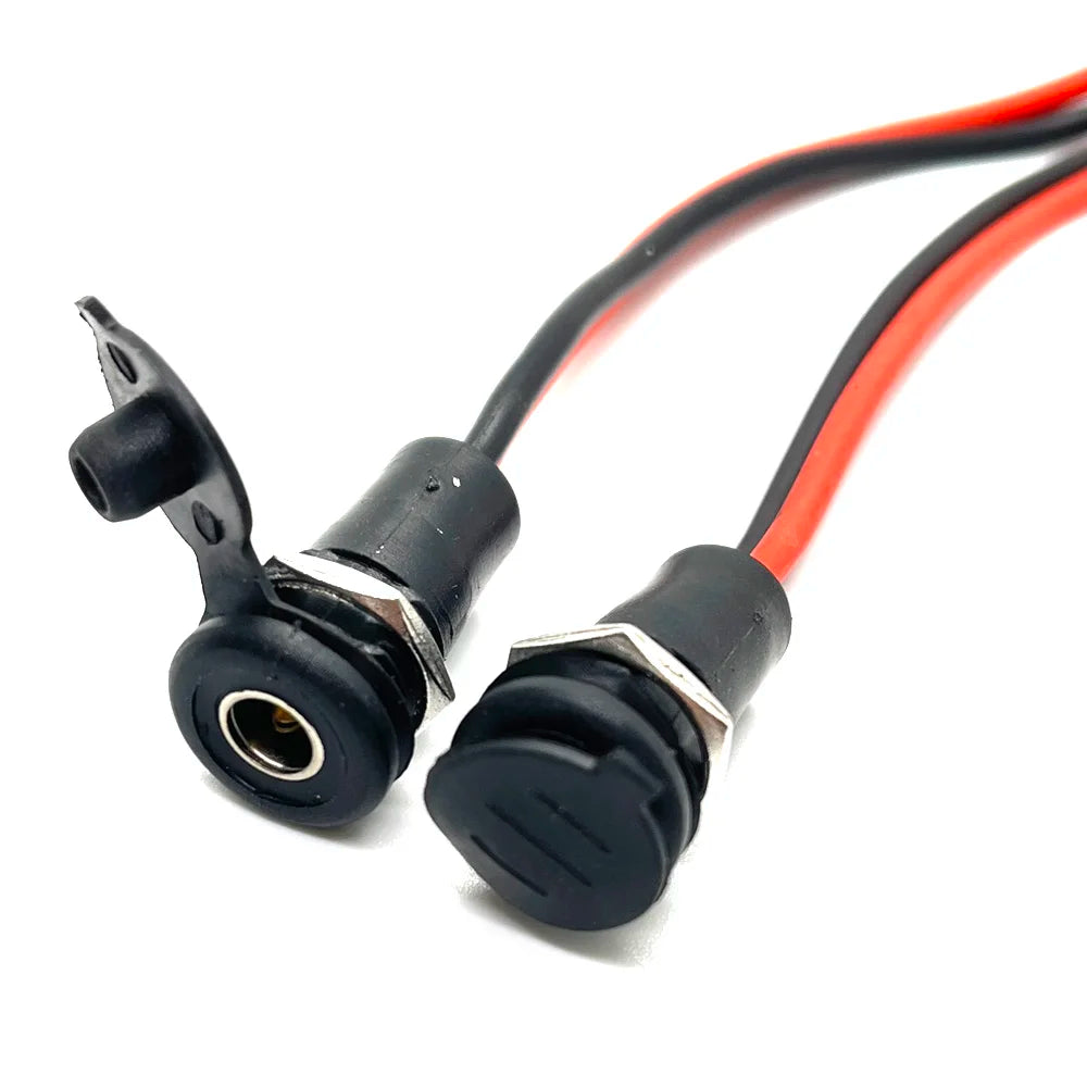 1/3PCS DC 5.5*2.1/5.5*2.5 Power Cable Wire Connector 5521 5525 Charger High Current DC Power Plug Female Socket About 20CM