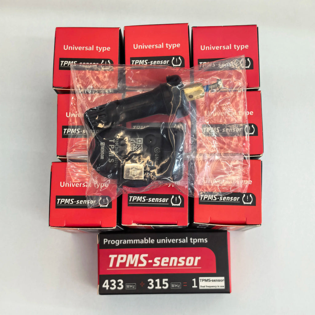 10Pcs Universal TPMS Tire Pressure Programmable Sensor  For Tool TS408 TS508 ITS600 315MHZ+433Mhz 2 In 1 Sensor