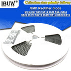 2000PCS SMA Rectifier diode M1 M4 M7 SS12 SS14 SS16 SS24 SS34 SS36 SS110 SS210 SS210 US1M RS2M ES1D DO-214AC Schottky diodes
