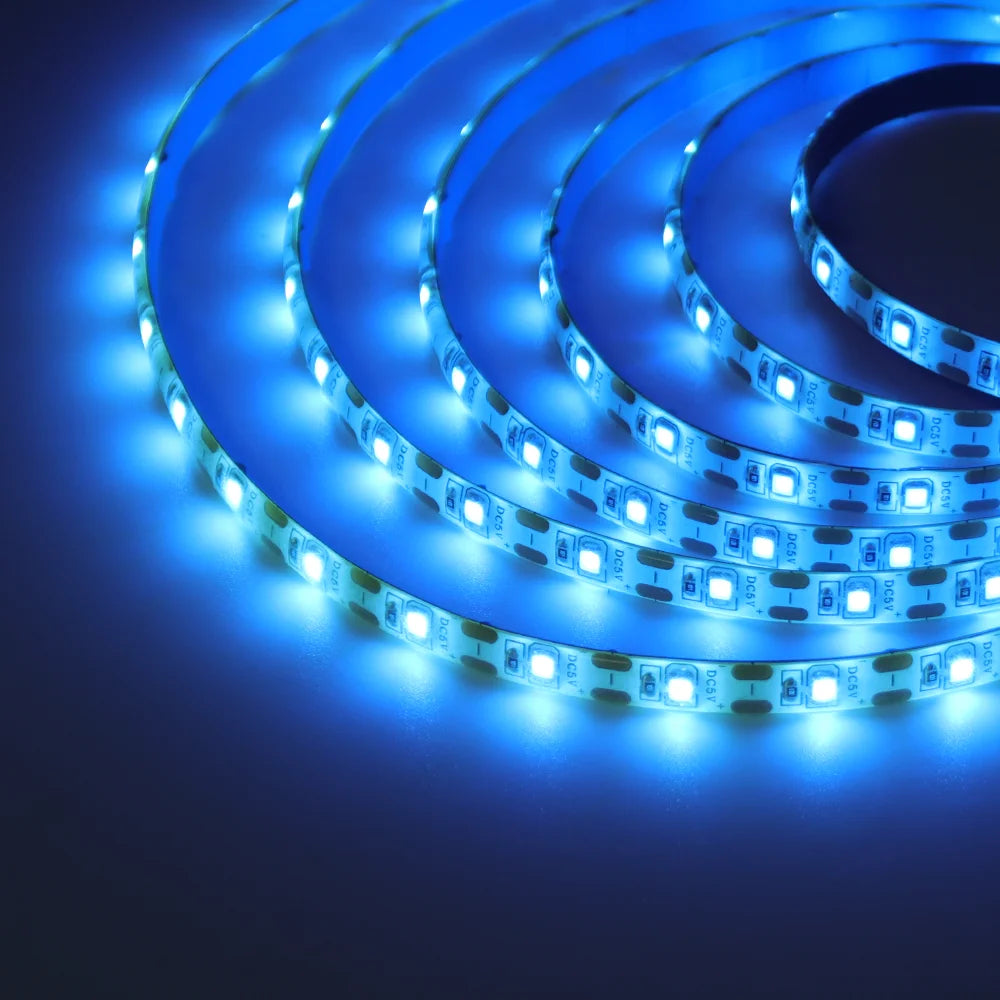 5V USB Led Strip Light SMD 2835 60Leds/m Flexible Ribbon Tape TV Background Lighting 1M 2M 3M 5M LED String Light Room Decor