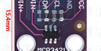 MCP3421 I2C SOT23-6 delta-sigma ADC Evaluation Module Board For PICkit Serial Analyzer Module GY-MCP3421