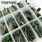 24Value 660pcs Mylar capacitor kit 100V 2A221J to 2A474J 10nF 100nF 0.1uF 1uF Polyester Film capacitor Assorted Kit
