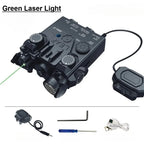 2026 NEW DBAL-A2 Red Green Laser & White LED Flashlight Aiming Indicator Fit 20mm Rail For Outdoor Sport Toy Accessory