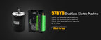 100W BLDC Motor with RS485 Driver Hall Sensor Support 3000 5000 10000 RPM Speed Adjustable DC Brushless Motor Kit DC 12-48V