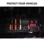 140PCS Car Blade Fuse Kit, Standard & Mini Auto Blade Fuses Assortment, ATC/ATO Automotive Fuses 5A 7.5A 10A 15A 20A 25A 30AMP