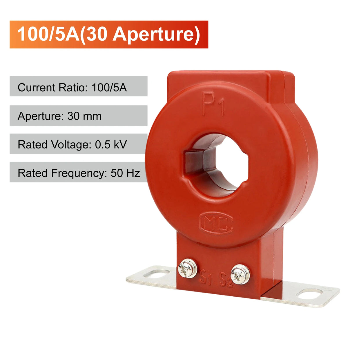 LMZJ1 Ring Type Current Transformer CT 50/5A-1000/5A Class 0.5 Precision Metering AC Current Transformer 0.5KV