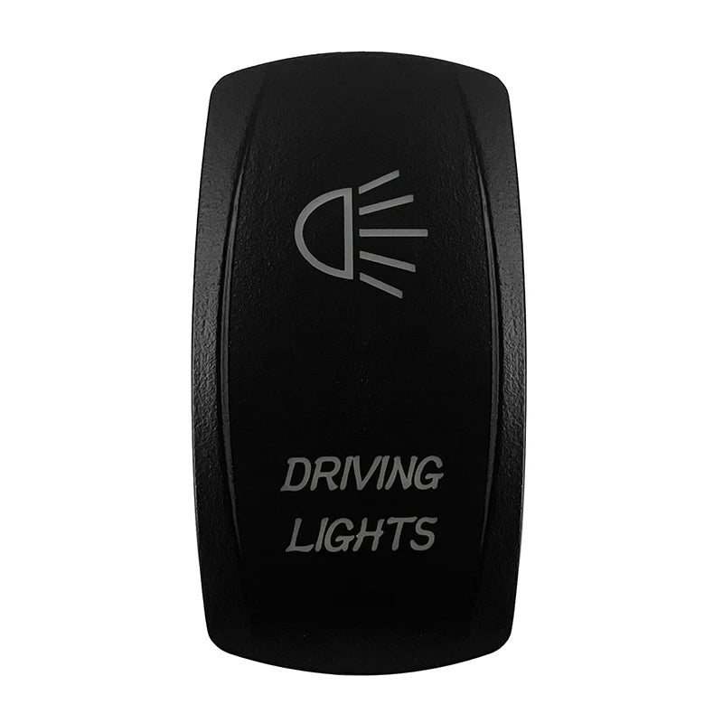 CUSTOM Dual RED Led Laser Etched Rocker Switch ON-OFF ON-OFF-ON (SPST DPDT) for ARB/Carling/NARVA 4x4 Caravan Accessories SUV