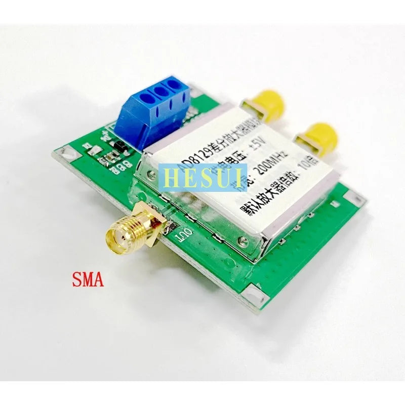 AD8129 Module 200MHz RF Differential receiver amplifier module RF Differential to Single-ended amplifier module Low distortion
