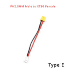 PH2.0 To XT60/XT30 Plug Battery Charging Adapter Cable Cord Female Male Plug To PH2.0-M XT60-F XT30-F High Current Connector