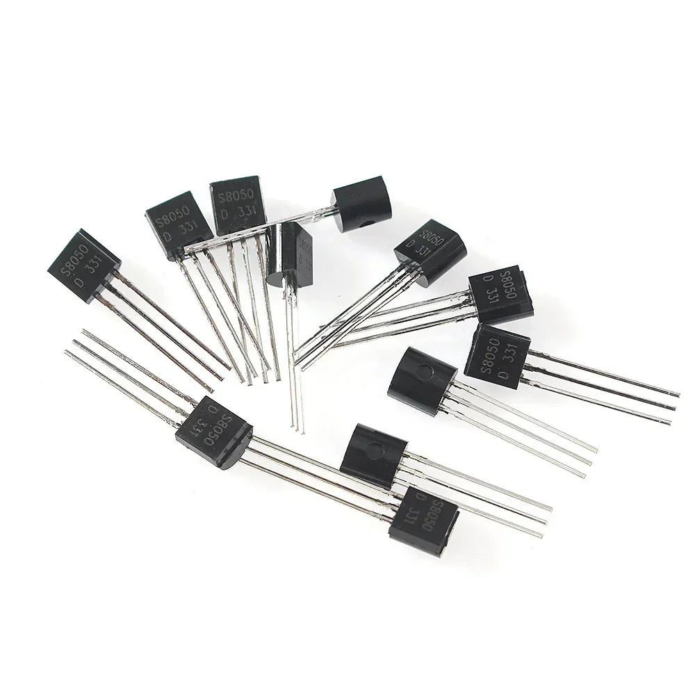 50/100PCS Transistor Kit S8050 S8550 S9011 S9012 S9013 S9014 S9015 S9018 SS8050 NPN Silicon TO92 Transistor Electronic Component