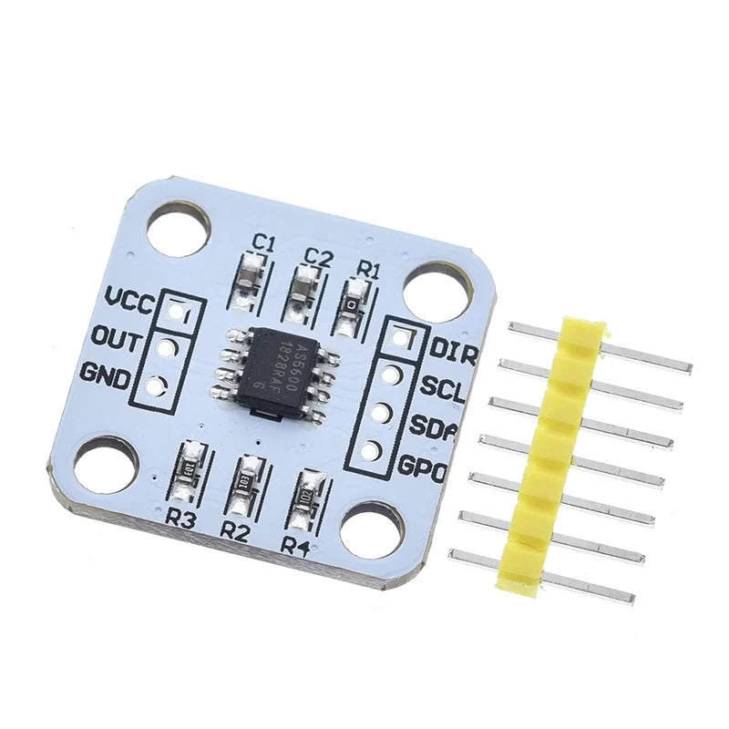 1-10pcs AS5600 magnetic encoder magnetic induction angle measurement sensor module 12bit high precision