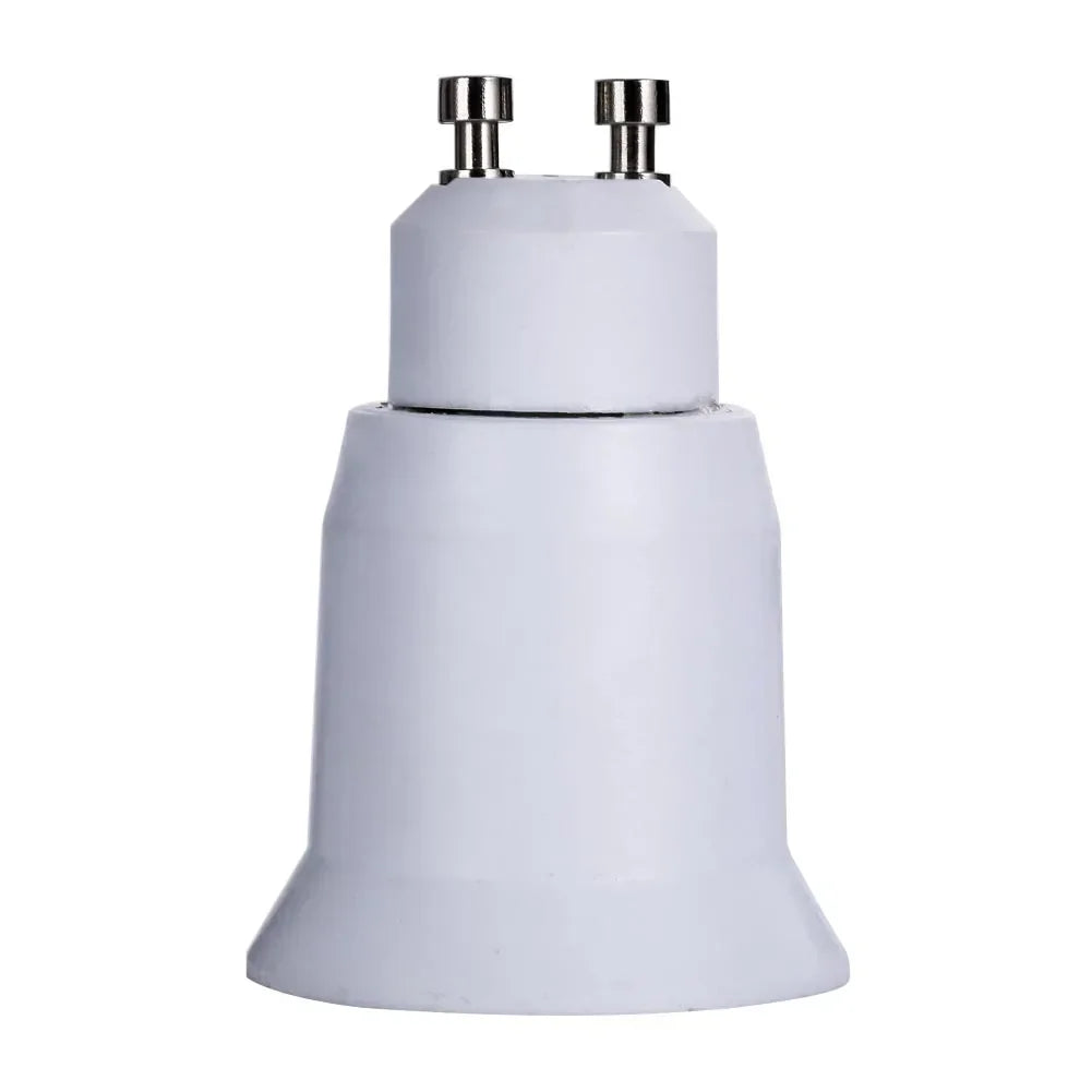 20pcsGU10 to E27 LED Light Bulb Adapter Lamp Holder Converter Socket Light Bulb Lamp Holder Adapter Plug Heat-resistant material