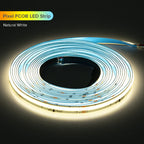 FCOB SPI DIM IC LED Light Strip Addressable 360LEDs 10mm 24V 60W High Density Flexible FOB COB Led Lights RA90 3000K 4000K 6000K