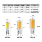 G9 LED Light Bulb 220V 5W 7W 10W COB LED Lamp Glass G9 Bulbs Replace Halogen Bulb LED Lights for Home Ceiling Lamp Chandeliers