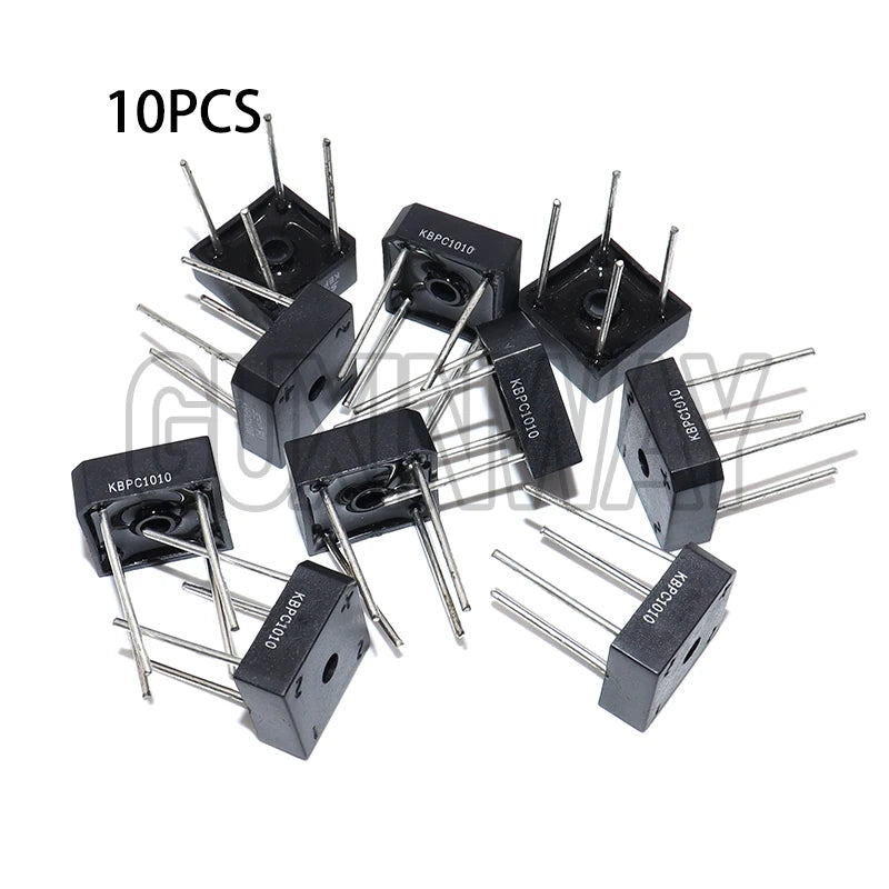 5/10PCS Diode KBPC1010 Bridge Rectifier 10A 1000V Electronic Component Bridge Rectifiers Set