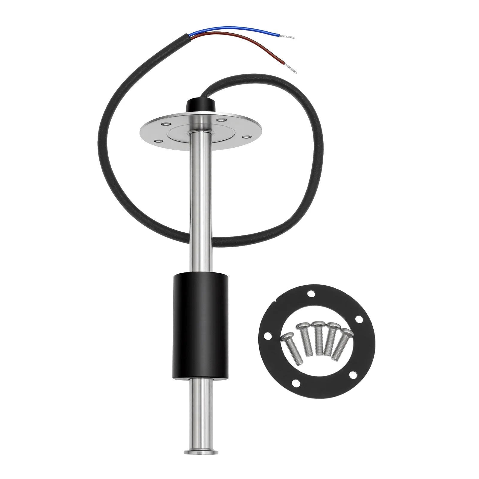 150mm 200mm 400mm 600mm Fuel Level Sensor Stainless Steel 0-190 ohm Oil Tank Level Indicator Universal for Boat Car Fuel Meter