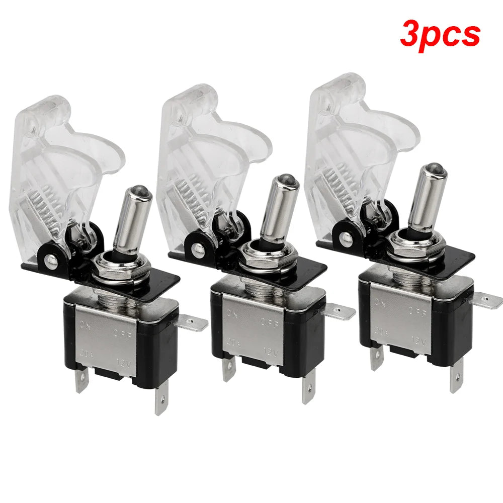 12V SPST Toggle Rocker Switch LED Light for Ignitions Boost Marine Boat Racing Car Switch Light Toggle Truck Trailer Accessories