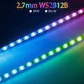 Ultra Narrow 2.7mm WS2812B LED Strip WS2812 2020 160Leds/m individually addressable Samrt RGBIC Light Tape DC5V/12V
