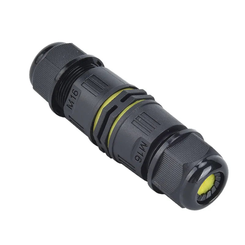 IP68 M16 M20 M25 Male Female Docking Connector Waterproof 2/3/4/5 Pin Terminal Electrical Wire  Cable Connector For Outdoor