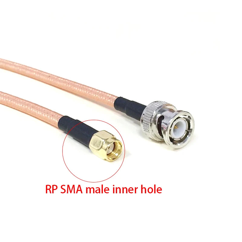 SMA Male Female Switch BNC Plug Jack RF Coaxial Cable RG142 50CM 20"/100CM Adapter High Quality Low Loss