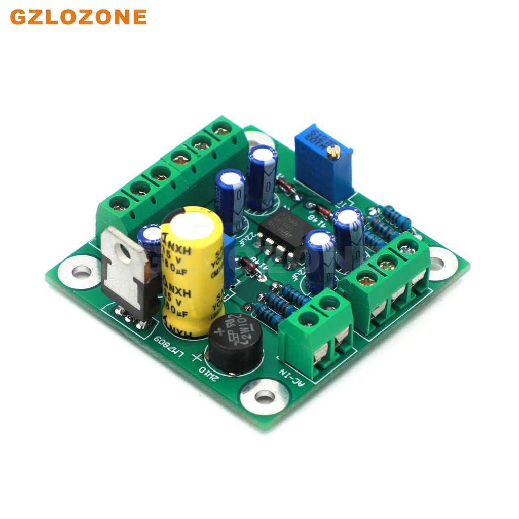 ZEROZONE LM358 VU Level Audio Meter Driver DIY Kit/Finished Board Adjustable Sensitivity
