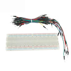 MB-102 Breadboard 400 830 Points Solderless PCB Bread Board Jumper Wire Cable Prototype Board DIY for Arduino Kit