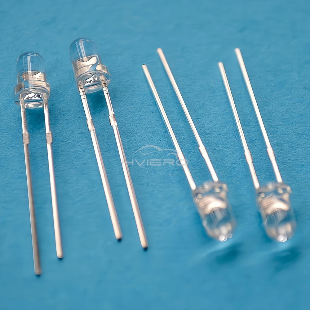 100/1000Pcs F3 3mm Round LED Assortment Kit Ultra Super Bright Light Emitting Diodes Bulb Lamp Red Green Blue Water Clear Diode