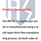 MP-135 MP503 MP-2 MP-4 Air Quality Detection Gas Sensor Module MQ-2 MQ-135 MQ-4 Mini Version  Detecting Board