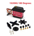 High-Torque Waterproof Servo 20KG 25KG 30KG 35KG 180 270 Degree Digital Copper Gear/Steel Gear Servo, For Robot Arm DIY