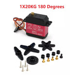 High-Torque Waterproof Servo 20KG 25KG 30KG 35KG 180 270 Degree Digital Copper Gear/Steel Gear Servo, For Robot Arm DIY