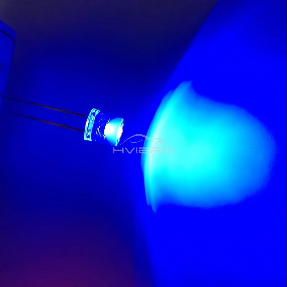 100/1000PCS 5mm Flat Top F5 Emitting Diode LED Wide Angle Ultra Super Bright Bulbs Light Lamp Diodes White Red Yellow Blue Green
