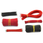 200PCS Wire Jumper Welding Wire Electronic Connecting Wire Double-Ended Tinned 5/0.8 22/24AWG 50/150mm