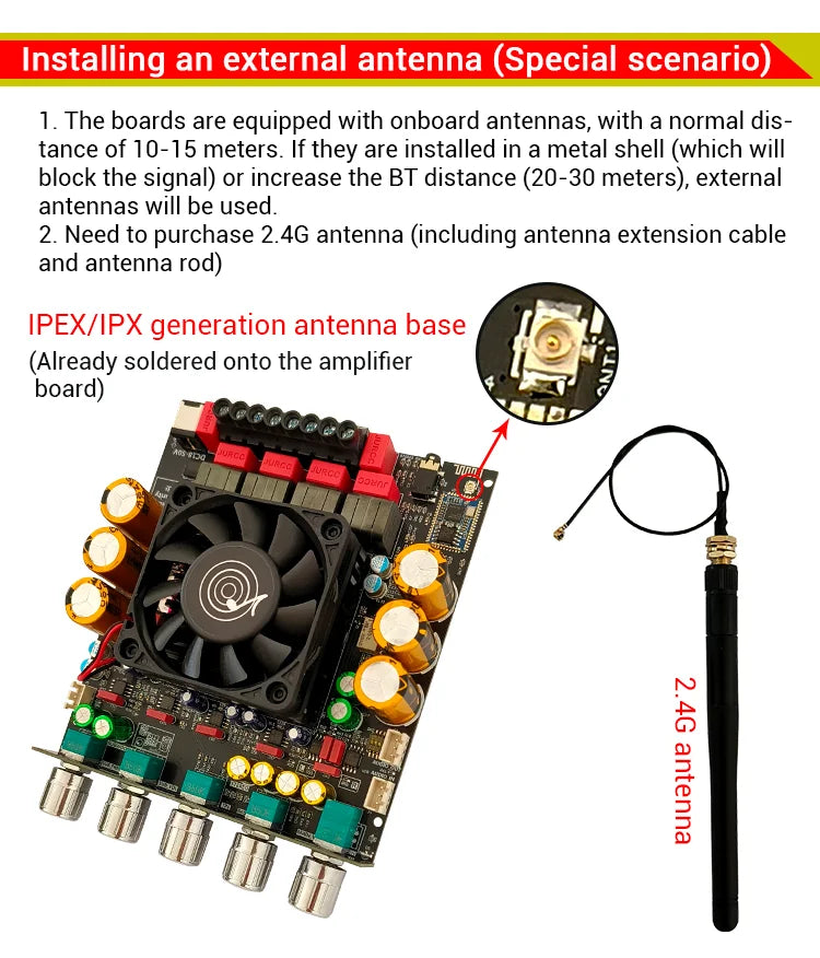 ZK-APTX3 Bt Amplifier Board 2.1 Channel 300W+300W+600W Amplifier Chip Tpa3255 Subwoofer Theater Audio Stereo Equalizer Amp