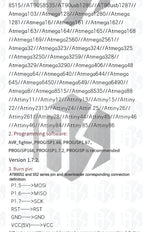 1PCS~5PCS EGBO USBASP USBISP AVR Programmer USB ISP USB ASP ATMEGA8 ATMEGA128 Support Win7 64