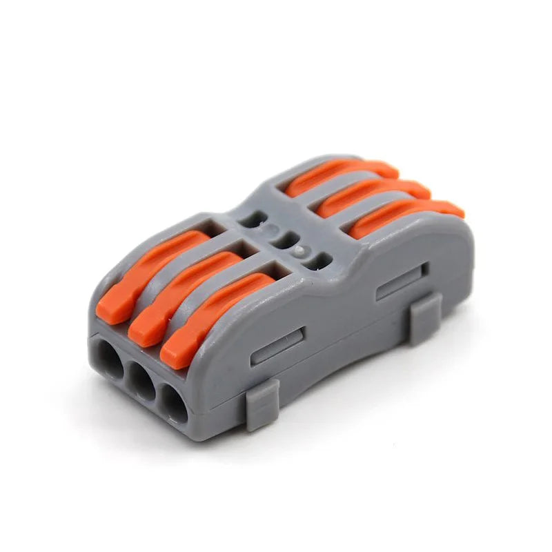 10PCS Wire Connector P421 Splicing Terminal Blocks For Electrical Cables Mini Fast Universal Wiring Connector Lamp Connectors
