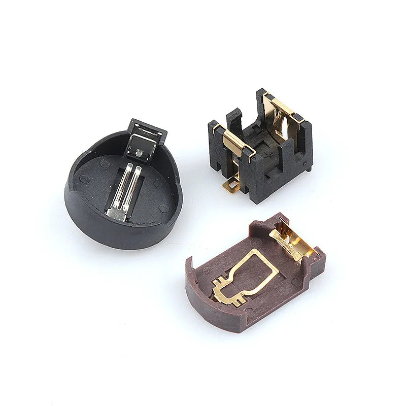 5/10Pcs Button Battery Socket Holder Case CR1220 CR1225 CR2025 CR2032 Coin Cell Battery Storage Organizer Box