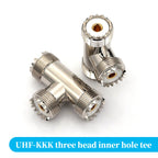 1Pcs Adapter UHF PL259 SO239 to UHF / N Male Plug & Female Jack Straight & Right Angle & Flange & T Type RF Coaxial Connector