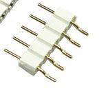 5pc 2.54mm Round Hole Male Tin Gold Female Pin Header 1/2x40P Single/Dual Row Breakable PCB IC Crystal Relay Transistor Socket