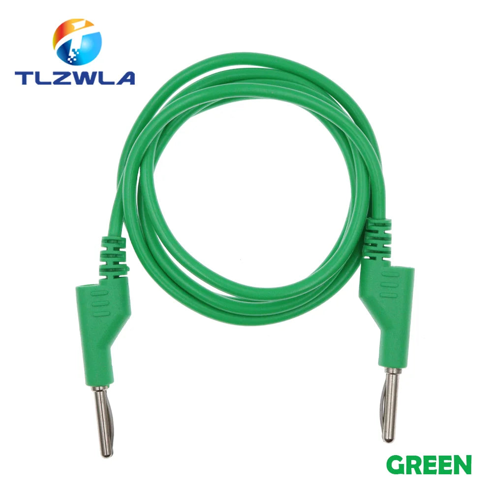 1PCS Dual 4MM Stackable Banana Plug Multimeter Test Leads 1M Cable 1000V/15A Pure Copper Test plug Connector