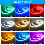 24V IP68 Waterproof LED Strip 120Leds White/Pink/Yellow/Red/Ice Blue/Green Swimming Pool Home Decor Flexible Ribbon Rope Light