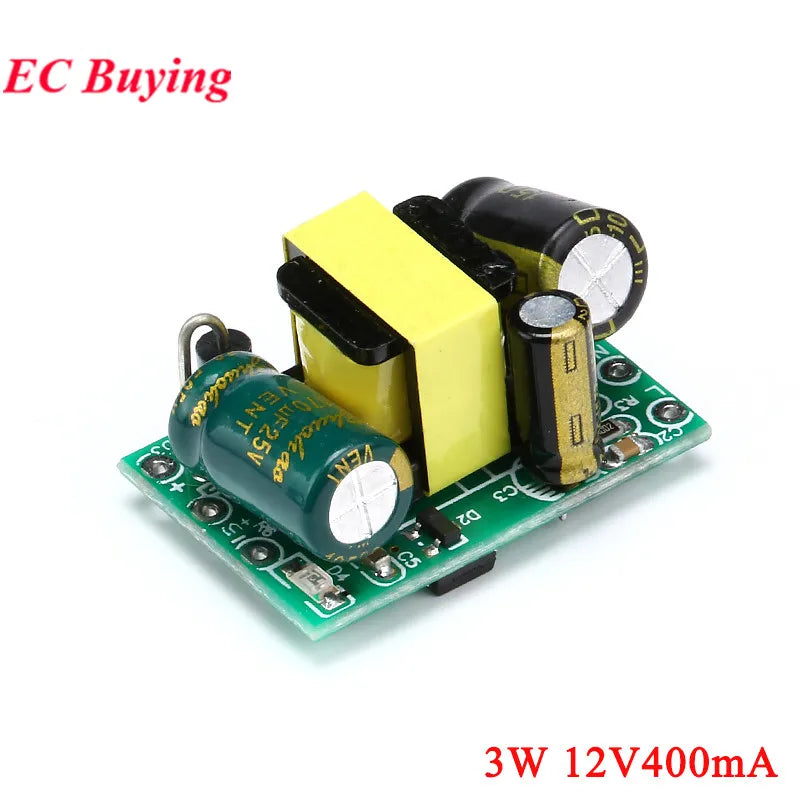 10Pcs/1pc AC-DC 5V 700mA 12V 300mA 3W 3.5W Isolated Switch Power Supply Module Buck Converter Step Down Board 220V Turn 5V/12V