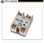 Rele 12V Relay Solid State SSR Module 5V 24Vdc Voltage 24V Relè Switch Relé 12 V 3V Reley Contactor Heatsink 40 DD 10A 40A DC