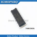 10PCS 74HC595N 74HC161N 74HC163N 74HC164 74HC165 74HC166N 74HC174N 74HC245 74HC257 74HC373N 74HC393 74HC4017 74HC4051N 74HC590AN